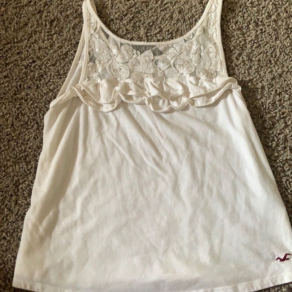 White tank top